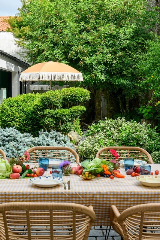 The courtyard